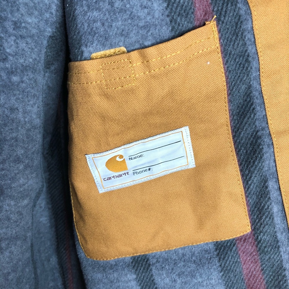 Carhartt Full Swing Fleece Lined Canvas Chore Coat - Picture 8 of 8